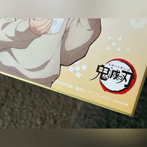 Demon Slayer / Kimetsu no Yaiba Zenitsu Agatsuma Shikishi Art Board Japan Anime - Picture 5 of 8